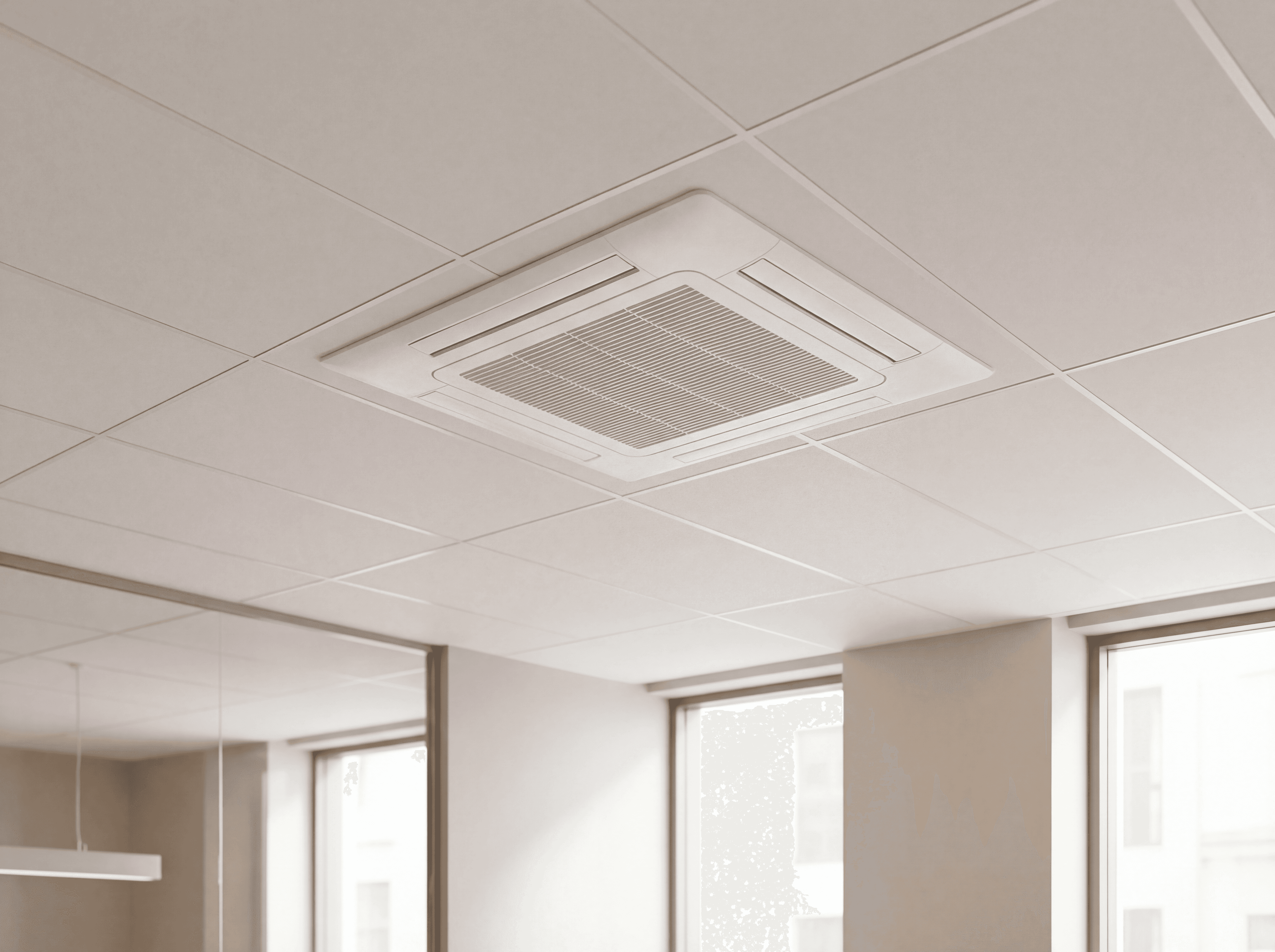 天カセ（天井カセット型エアコン）の写真